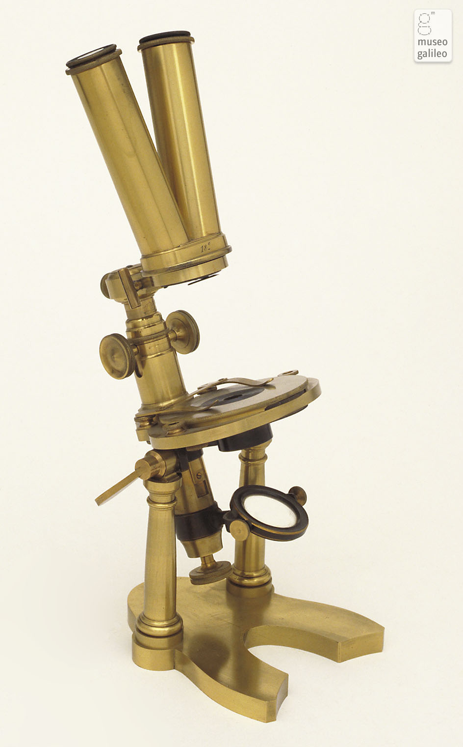 Microscopio composto binoculare (Inv. 2659)