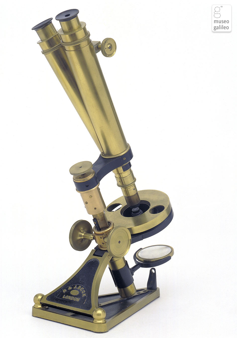 Microscopio composto binoculare (Inv. 3258)