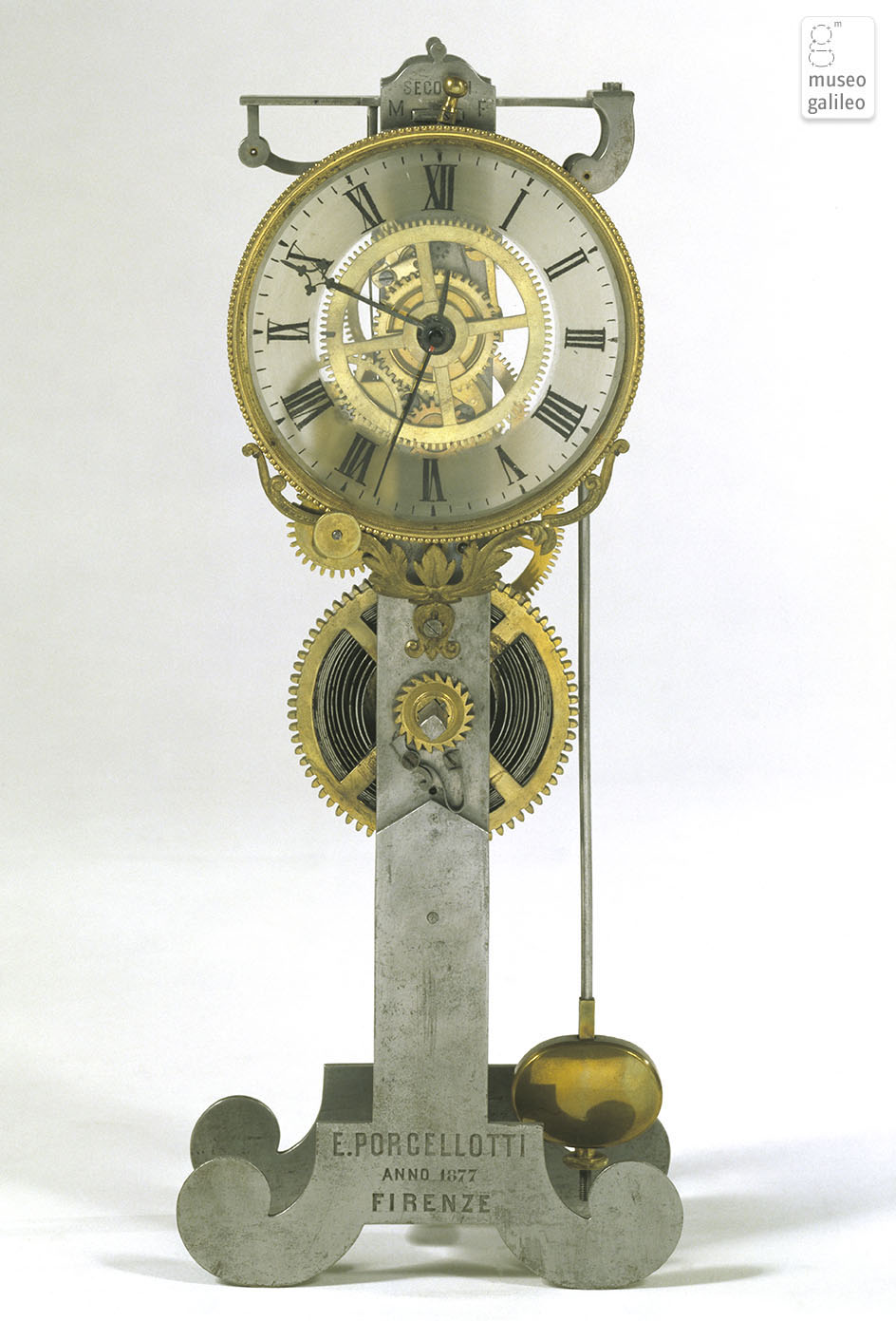 Modello dell'applicazione del pendolo all'orologio (Inv. 2085)